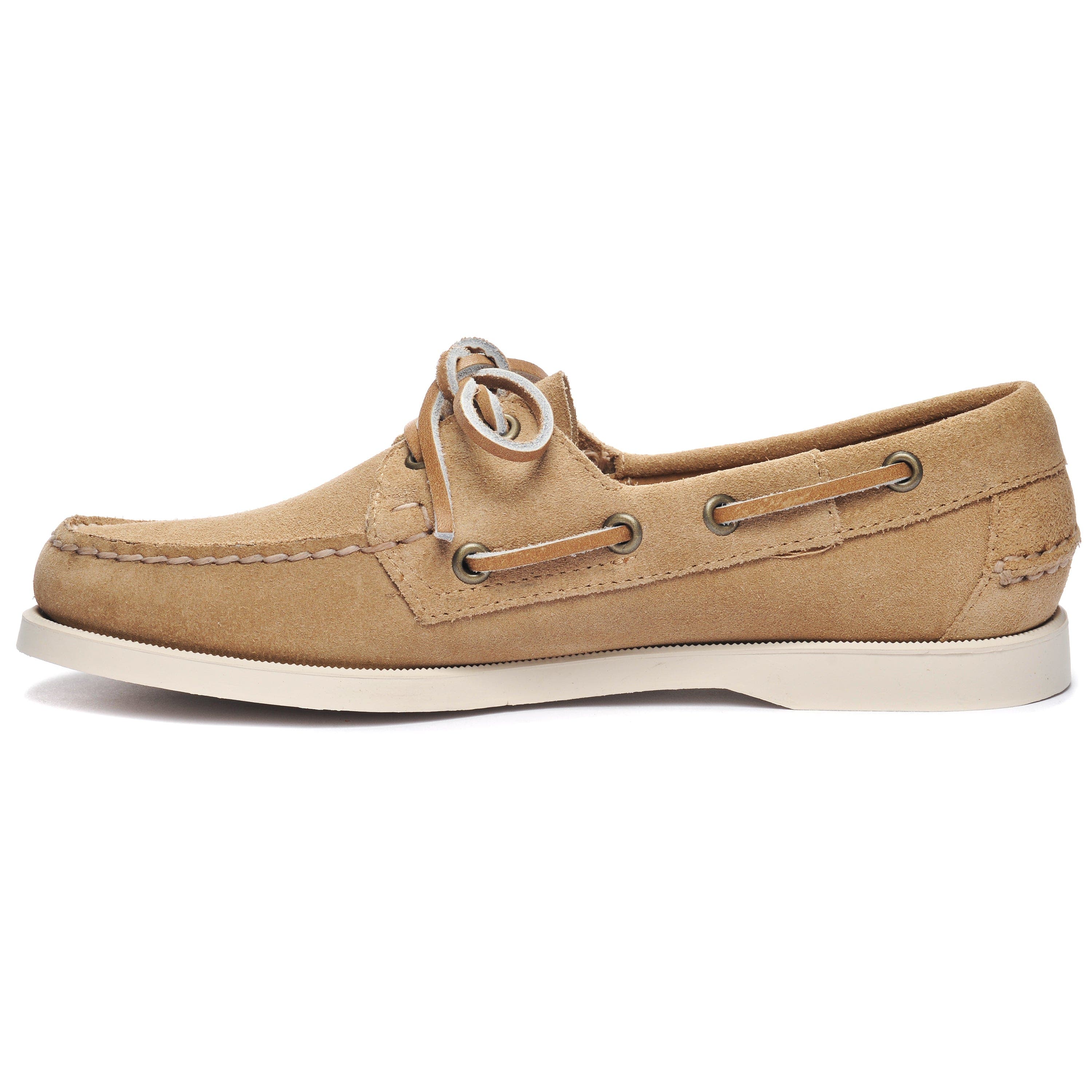 Sebago Portland Roughout Boat Shoes, Alternate, color, Beige Camel