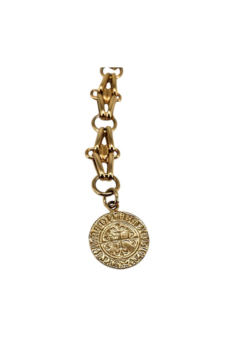 Vintage 1970s  Chain Belt, Alternate, color, Gold