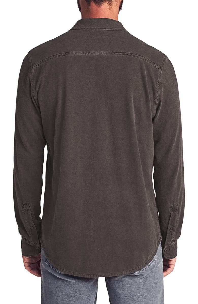 Faherty Knit Seasons Organic Cotton Button-Up Shirt, Alternate, color, 