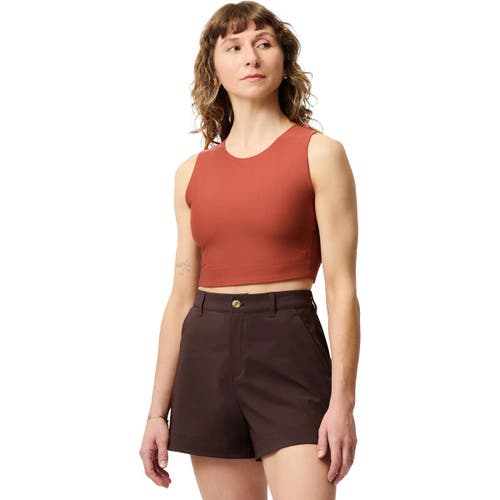 Hikerkind Performance Base Tank Top In Brown