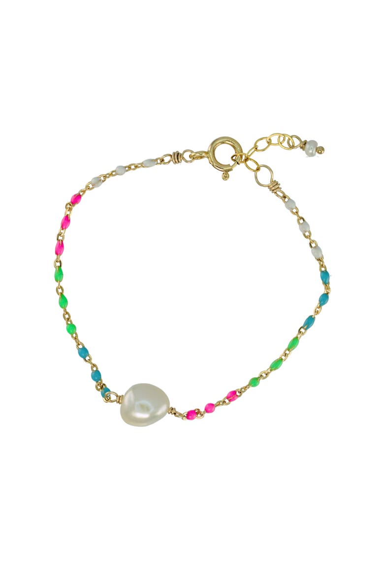Iris Pearl Bracelet, Main, color, 14K Gold Filled