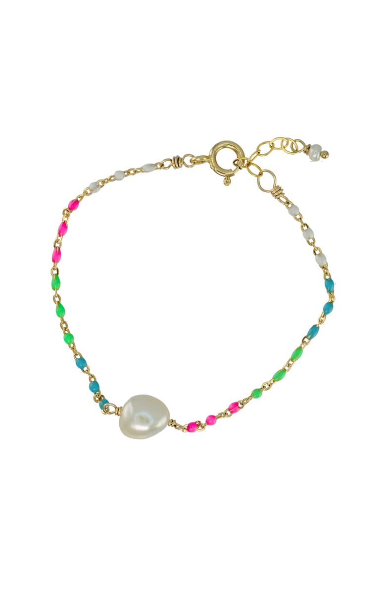 ALBISIA Iris Pearl Bracelet, Main, color, 14K Gold Filled