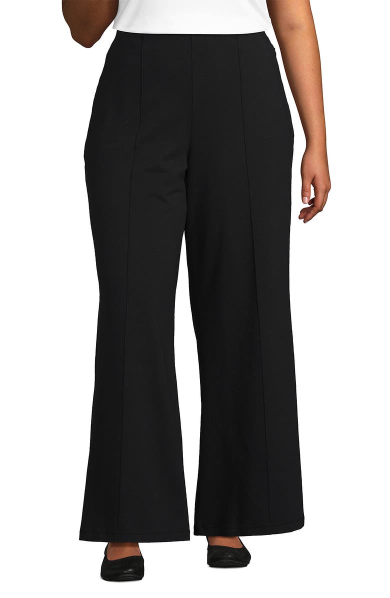 Lands
End Starfish High Rise Palazzo Pants, Alternate, color, Black