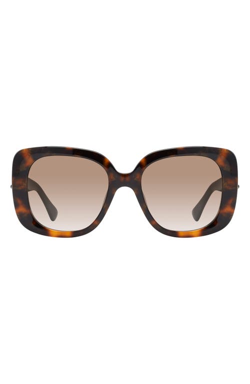 Kurt Geiger London 53mm Gradient Butterfly Sunglasses In Brown