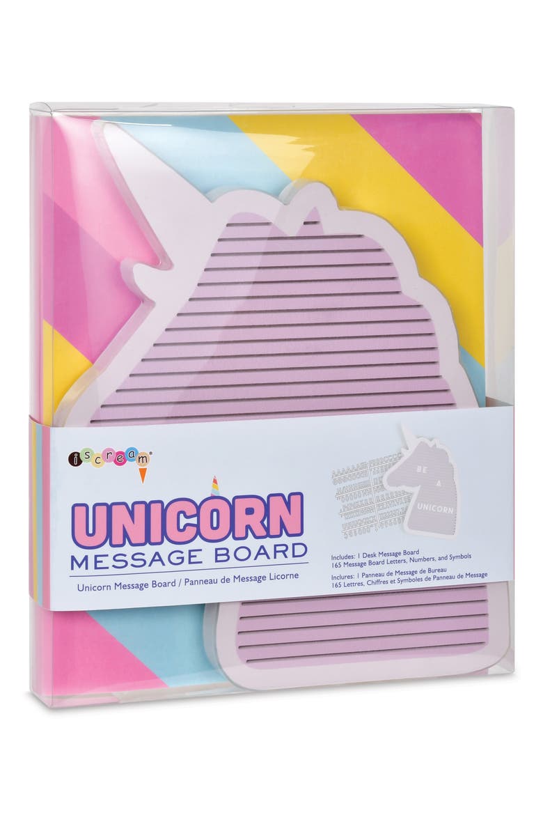 Unicorn Message Board, Alternate, color, PINK