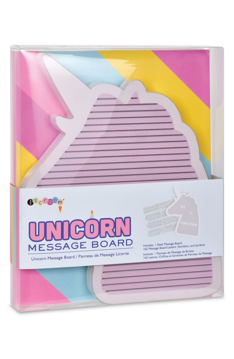 Iscream Unicorn Message Board, Alternate, color, 