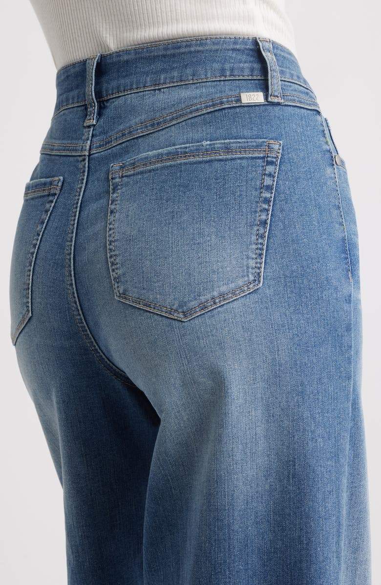 1822 Denim High Waist Extralong Wide Leg Jeans, Alternate, color,