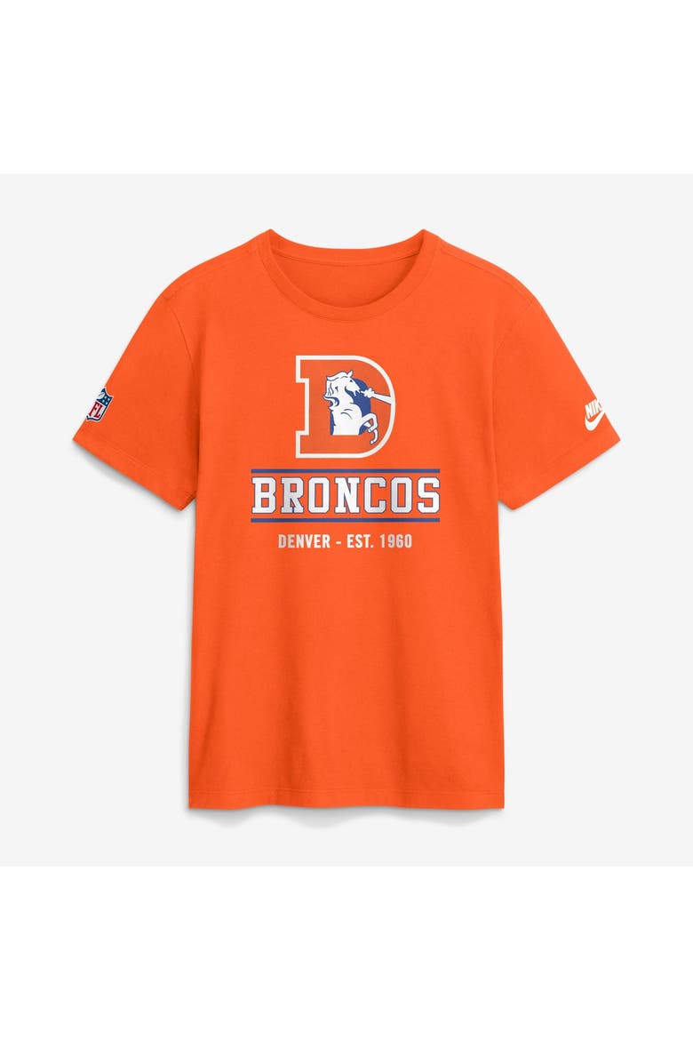 Men's Nike Orange Denver Broncos Sideline Alternate Final Sprint Dri-FIT T-Shirt, Main, color, Orange
