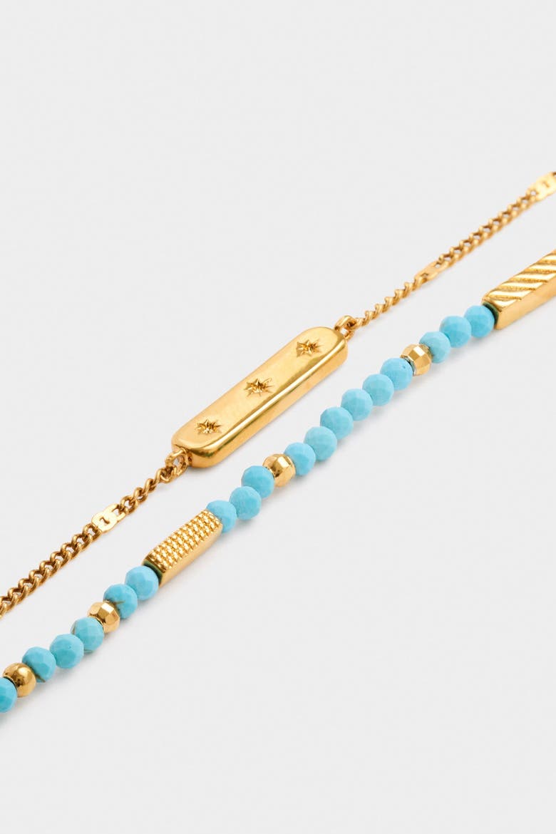 Birthstone Bracelet 'December' in Turquoise, Alternate, color, December