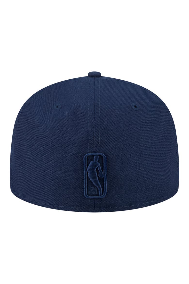 Men's New Era Navy Denver Nuggets Tonal Color Pack 59FIFTY Fitted Hat, Alternate, color, Navy