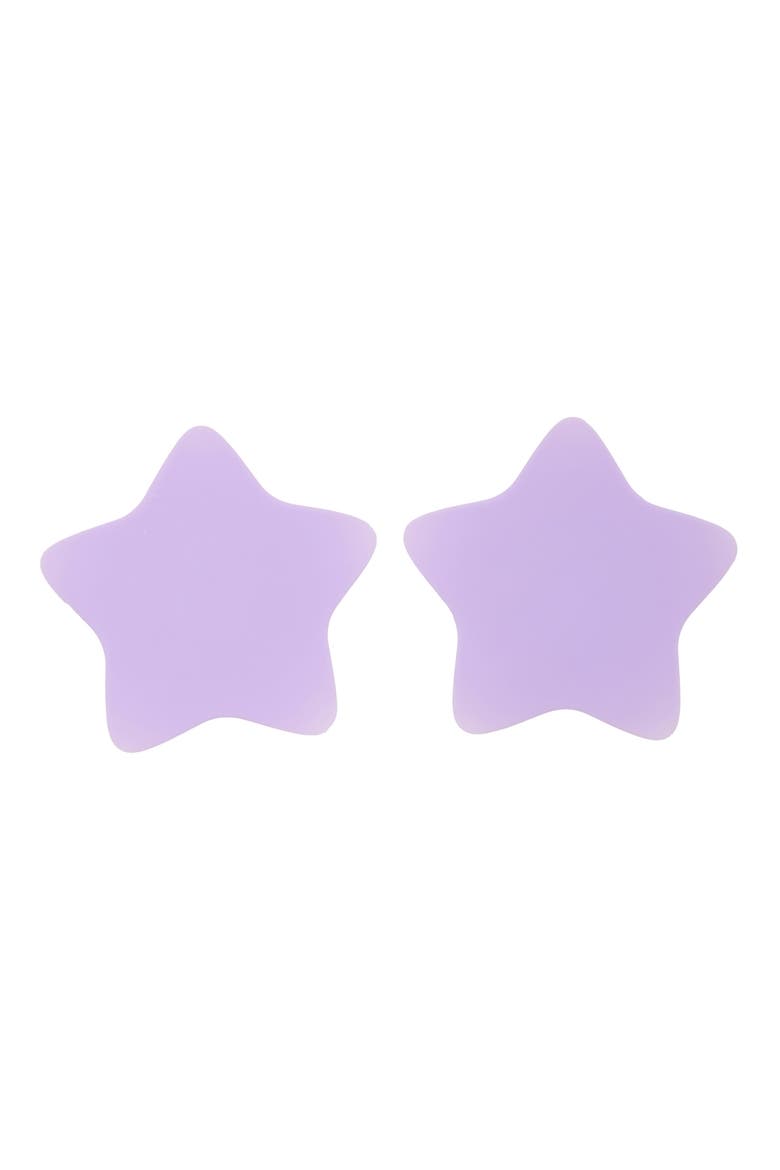 Star Reusable Nipple Covers, Main, color, PURPLE