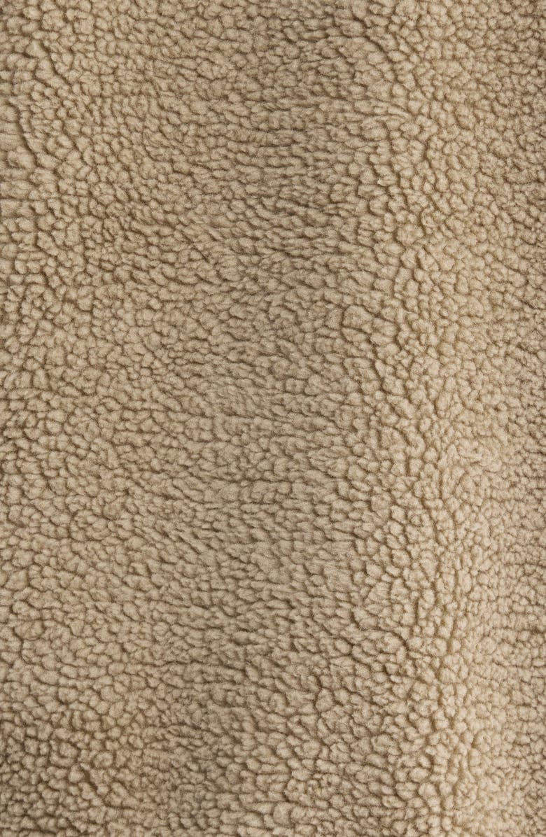 Museum of Peace & Quiet Wordmark Faux Shearling Work Jacket, Alternate, color, Taupe