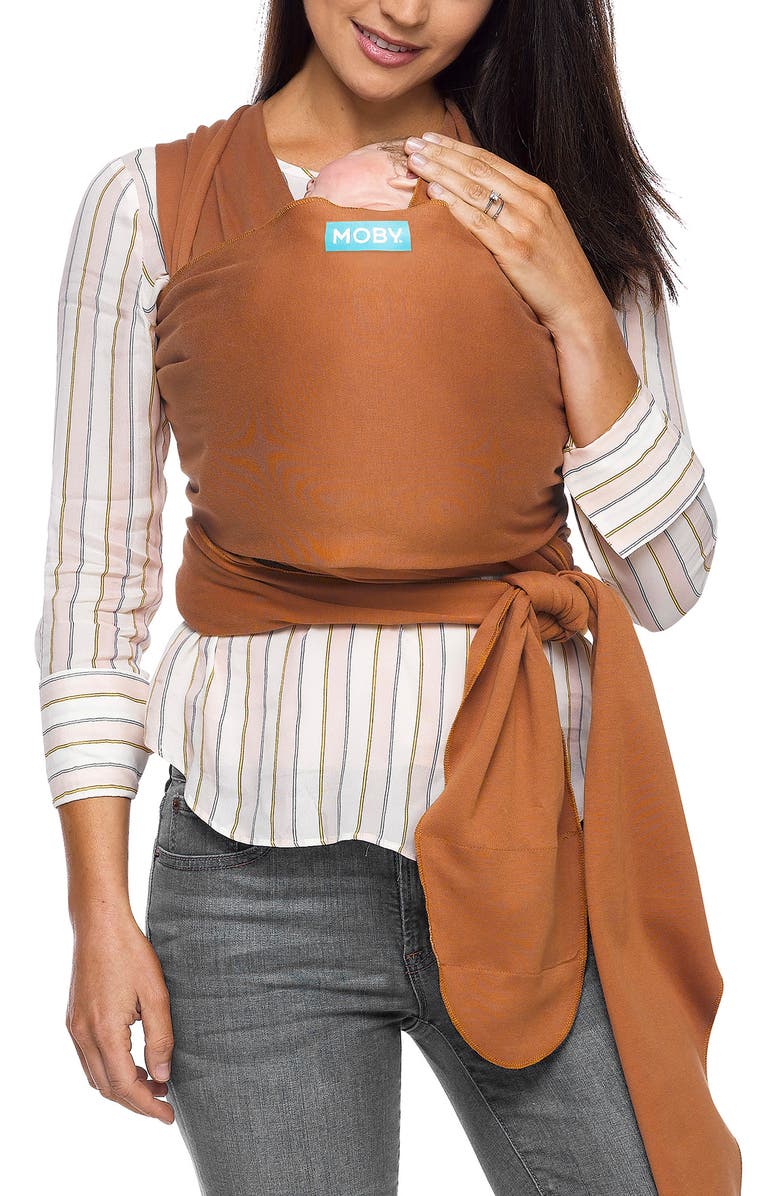 MOBY Evolution Baby Carrier, Main, color, Caramel