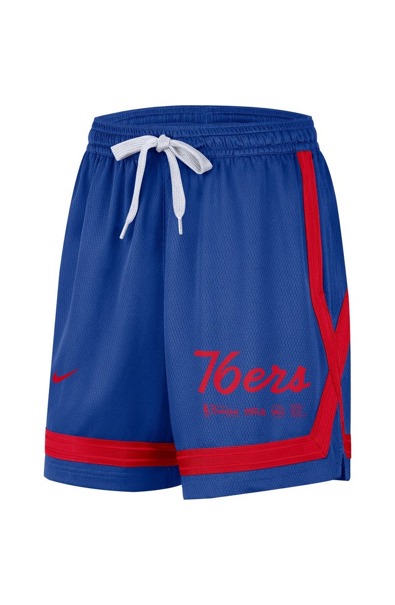 Nike Women's Nike Royal Philadelphia 76ers Crossover Performance Shorts, Alternate, color, Royal