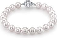 The Pearl Source Akoya Pearl Bracelet 7-7.5mm