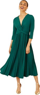 Yumi Jersey Knot Waist Midi Dress