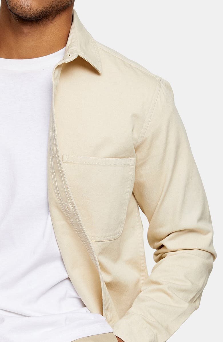 Topman Slim Fit Button-Up Shirt, Alternate, color, 