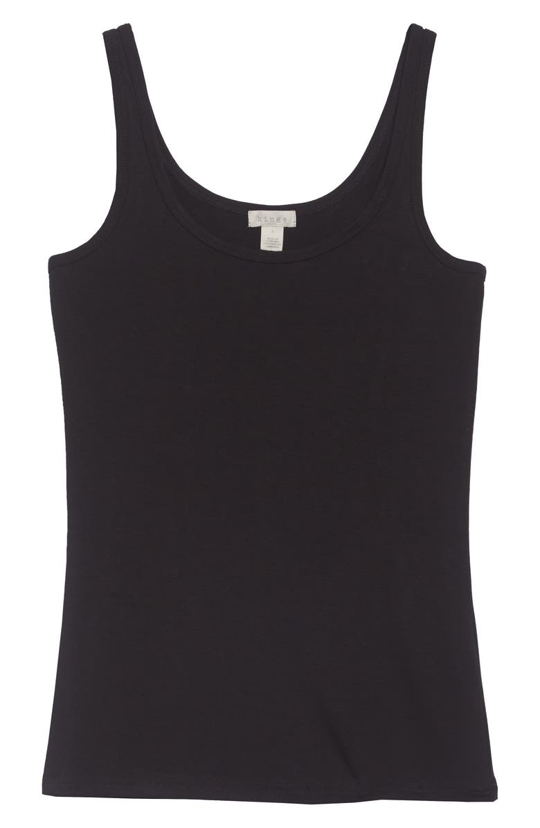 Hinge Chelsea28 Jersey Tank, Alternate, color, Black