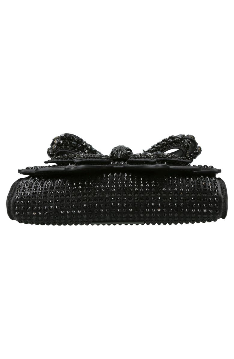 Kurt Geiger London Shoreditch Crystal Embellished Bow Wallet on a Chain, Alternate, color, 
