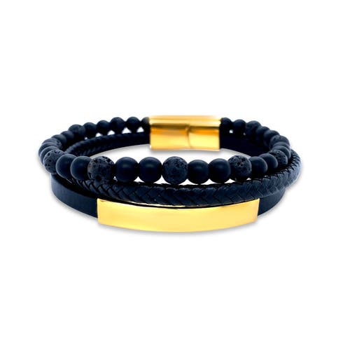Anna Zuckerman Bracelet Stack In Blue