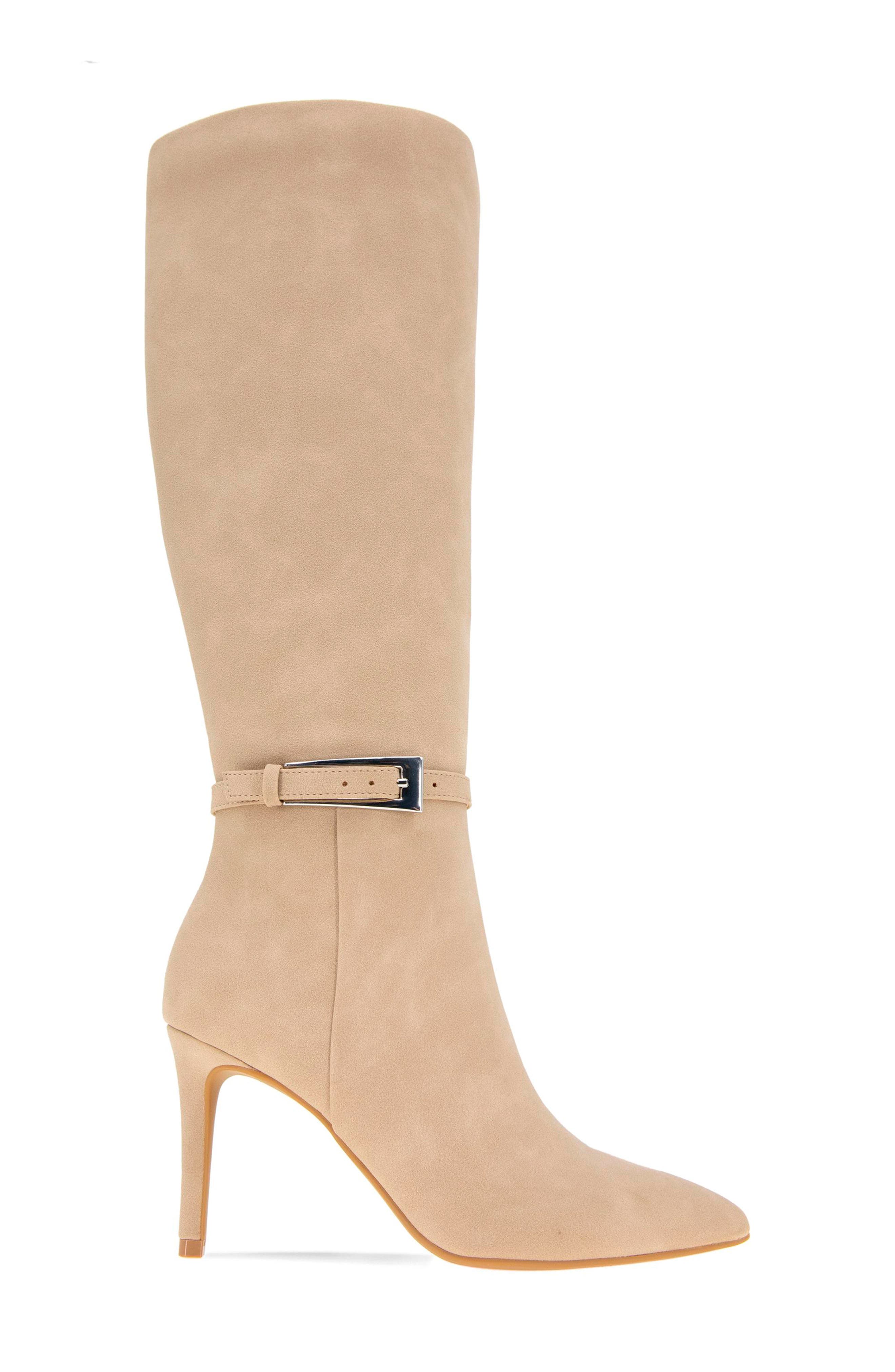 BCBGeneration Abbin Belt Shaft Tall Boot, Alternate, color, Doeskin