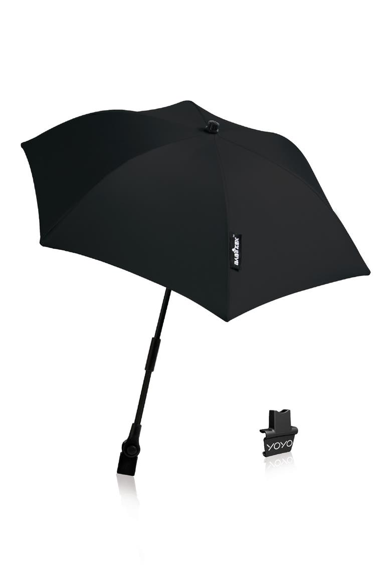 YOYO+ Complete Stroller with Travel Bag, Black Parasol & New Leg Rest, Alternate, color, BLACK/ BLACK