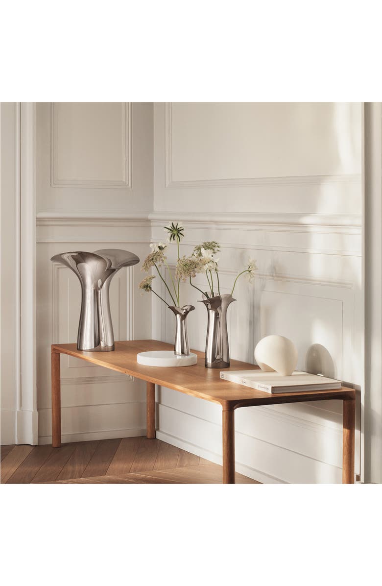 Georg Jensen Bloom Botanica Set of Two Tealight Candleholders, Alternate, color,