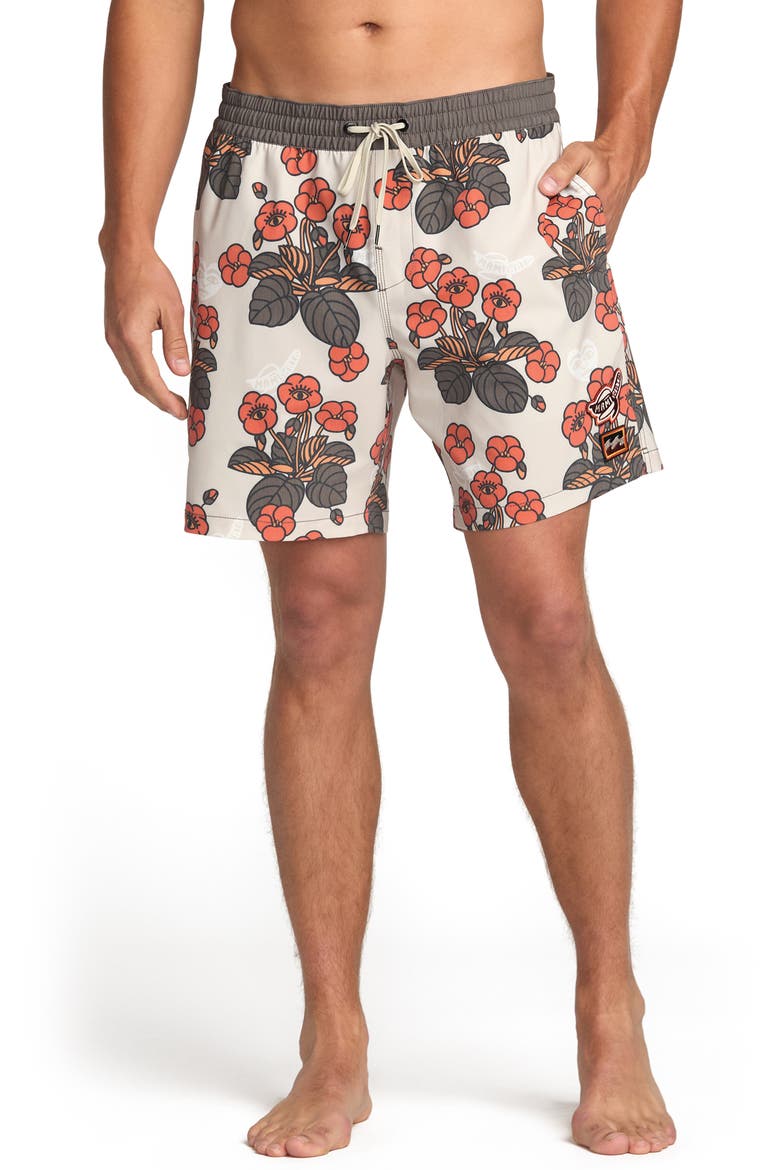 Icons Layback Swim Trunks, Main, color, STONE