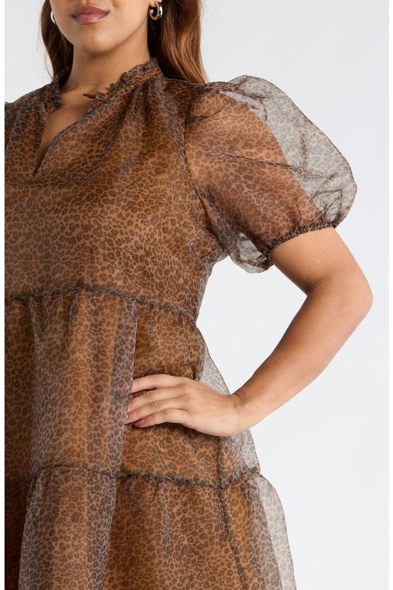 Leopard Shift Dress, Alternate, color, LEOPARD
