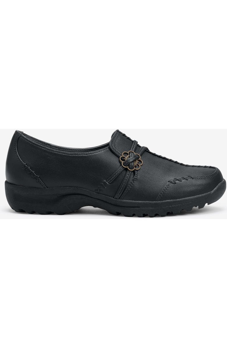 Comfortview The Natalia Slip-On Flat, Alternate, color, Black