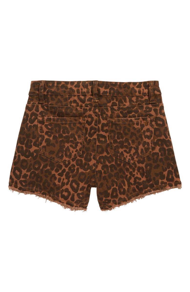 Tractr Leopard Print Shorts, Alternate, color, 