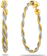 CHARRIOL Love Twist Hoop Earrings