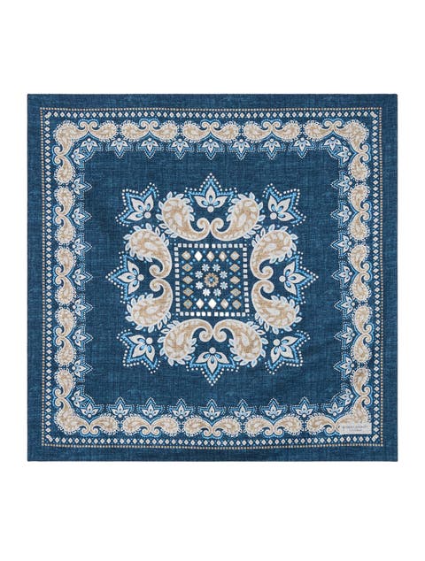 Harmon Reversible Floral Paisley Neckerchief