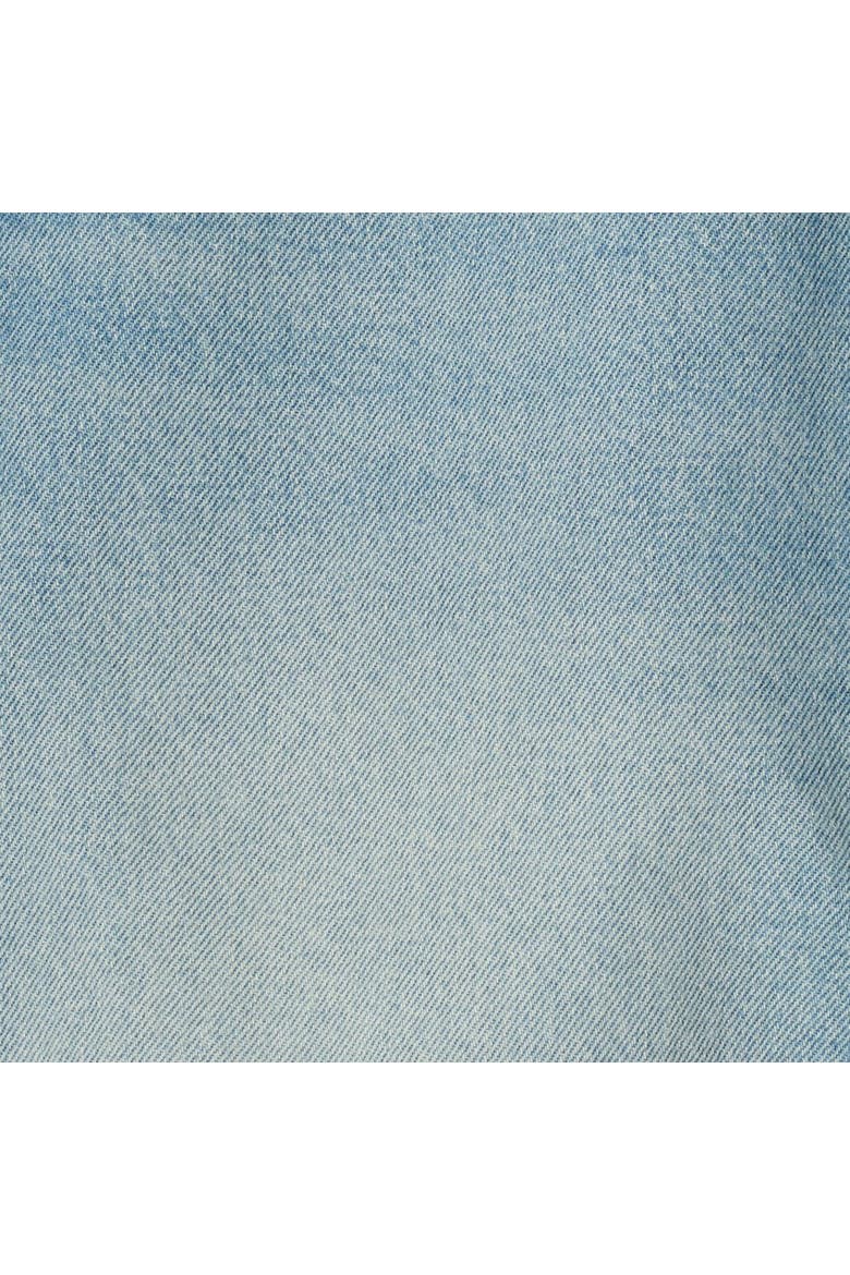 High-Rise Denim Shorts, Alternate, color, WASHED BLUE