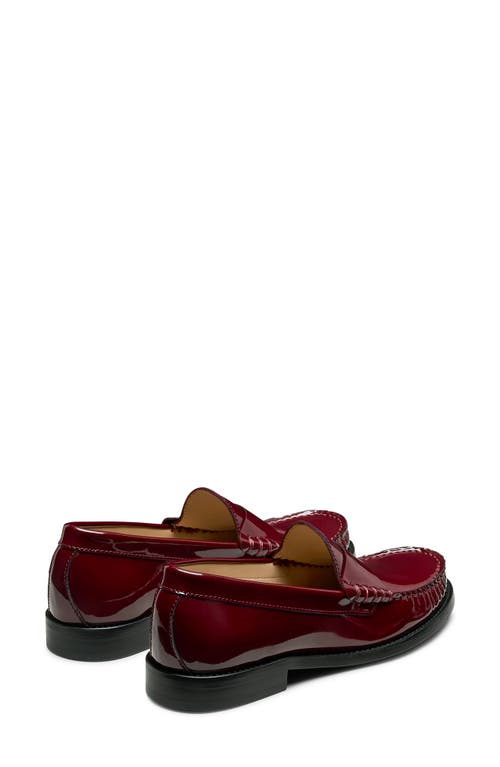 Stuart Weitzman Lottie Penny Loafer In Red