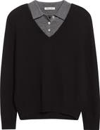 Sandy Liang Wesley Layered Effect Sweater