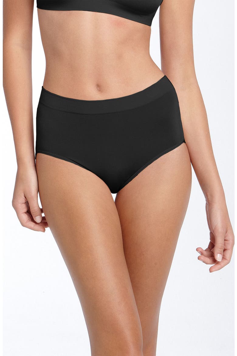 B-Smooth® Briefs, Main, color, BLACK