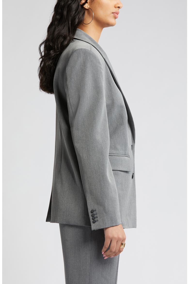 Suit Blazer, Alternate, color, GREY HEATHER