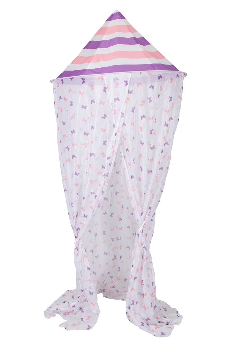 Butterfly Hanging Canopy, Alternate, color, PURPLE WHITE