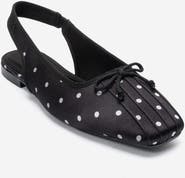 Prologue Shoes Zelvia Bow Slingback Ballet Flat