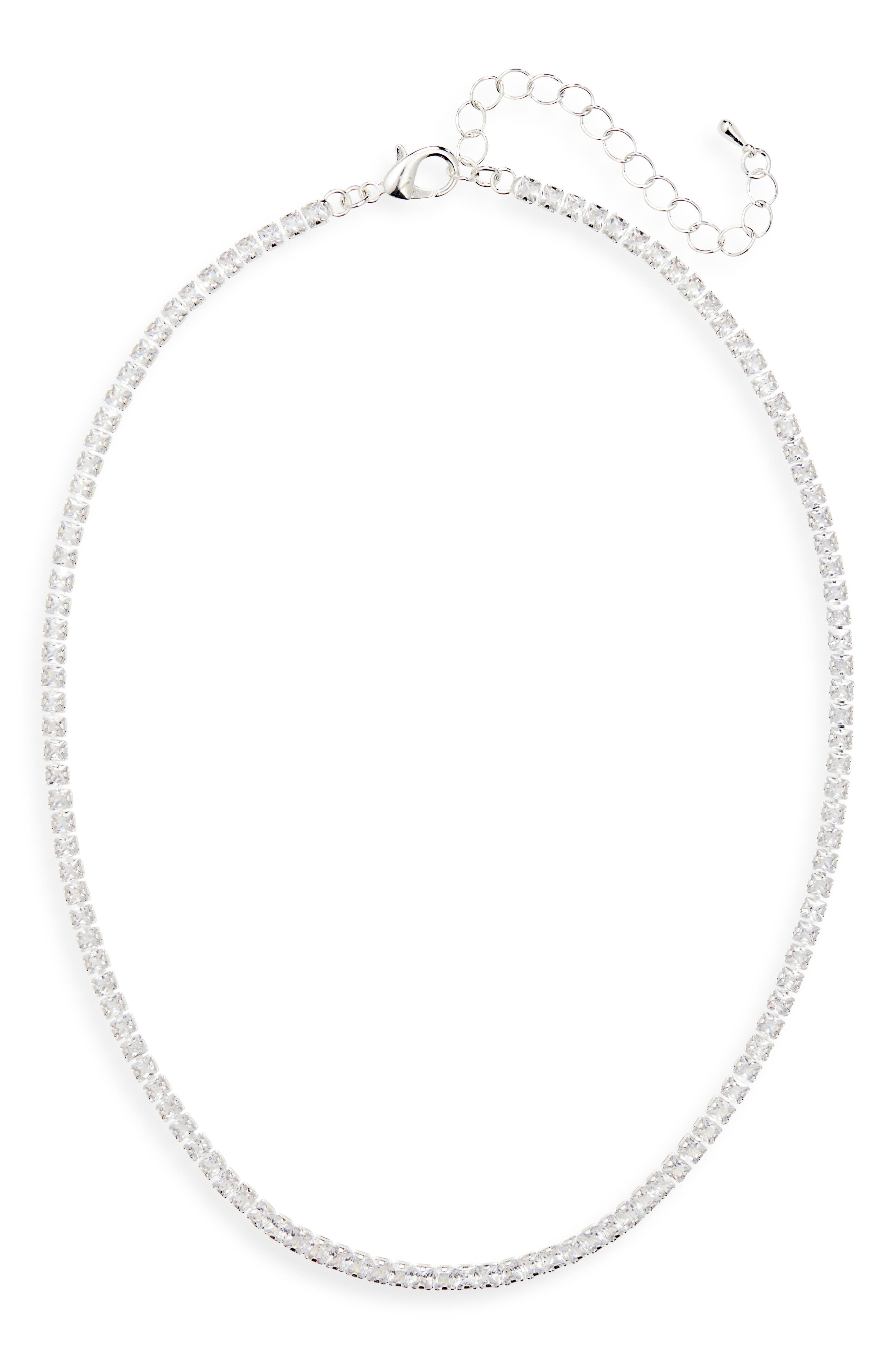 Tasha Cubic Zirconia Tennis Necklace