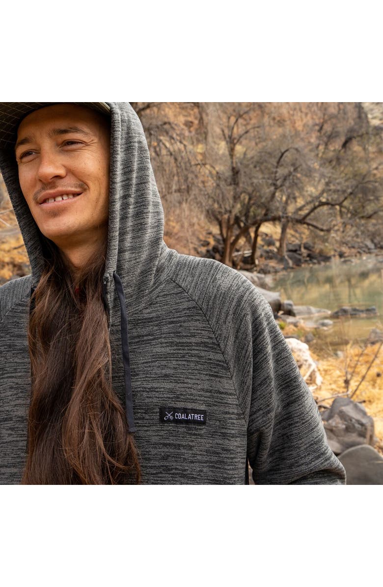 Coalatree Evolution Full-Zip Hoodie, Alternate, color, Black