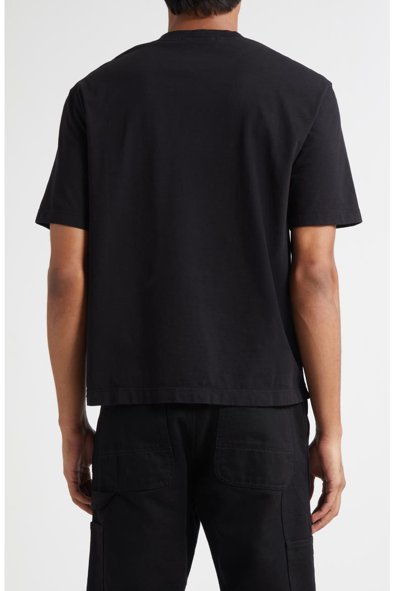 Compass Logo Patch Short Sleeve T-Shirt, Alternate, color, V0029 BLACK