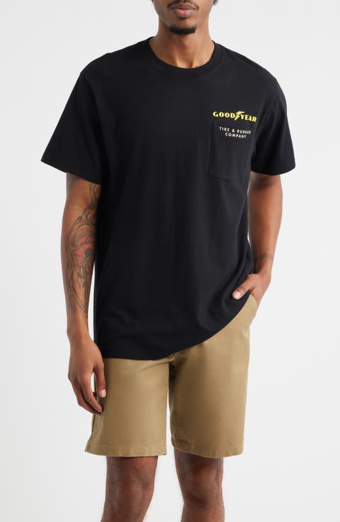 x Goodyear Service Pocket Cotton Graphic T-Shirt