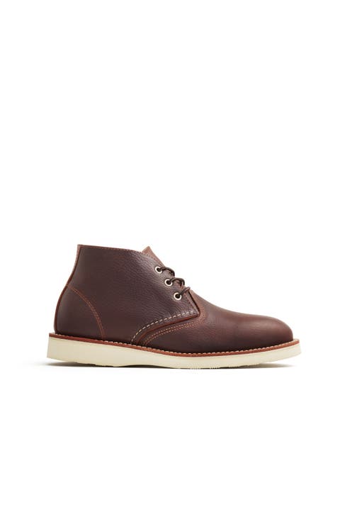 Work Chukka Oil Slick Leather Boot