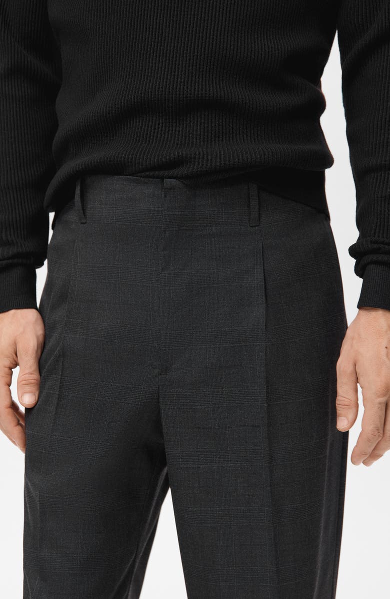 MANGO Relaxed Fit Pleated Pants, Alternate, color, 