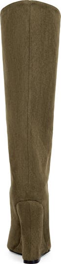 Vincent Knee High Open Toe Boot