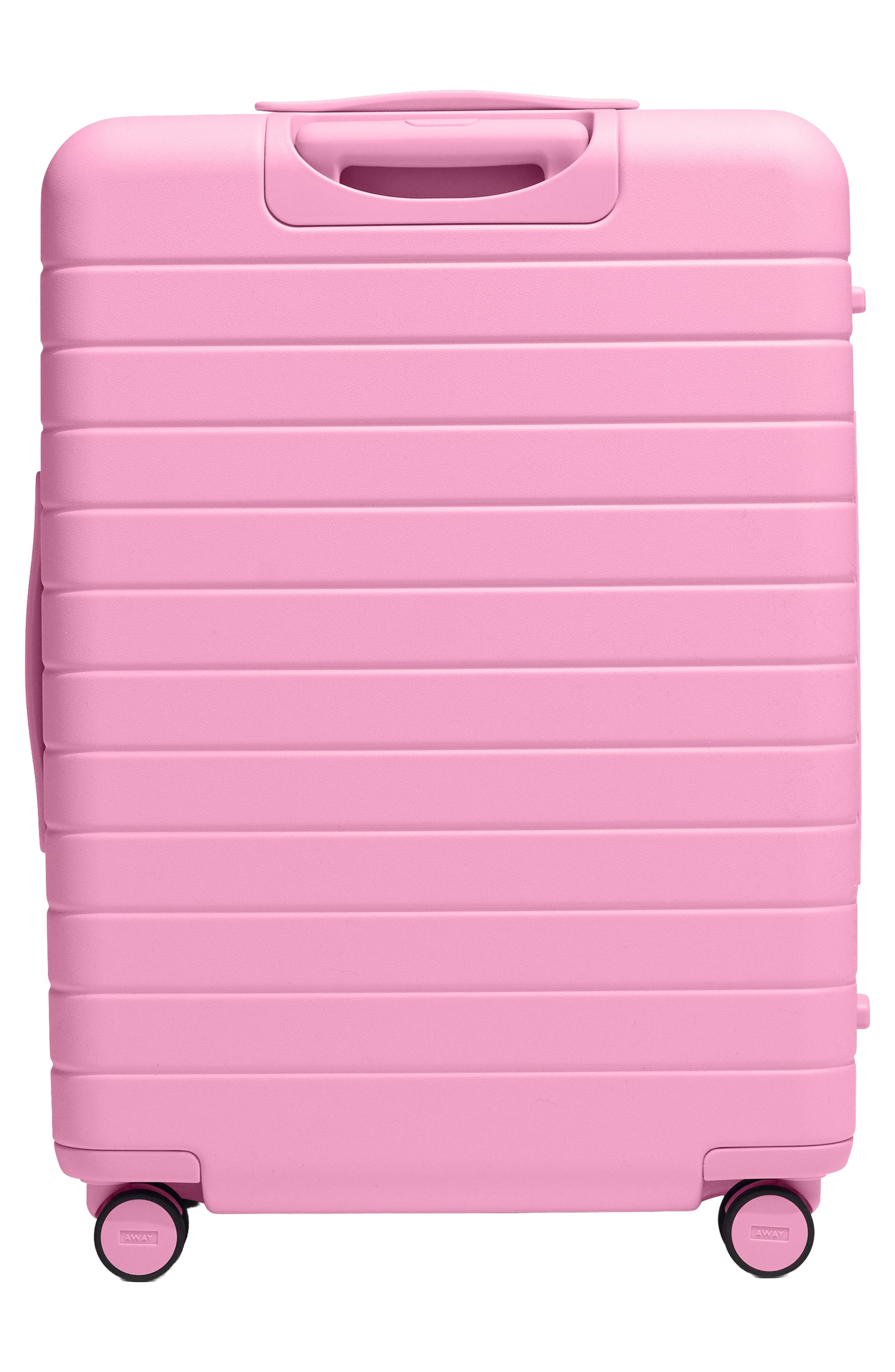 Away The Medium Checked Suitcase, Alternate, color, Mochi Pink