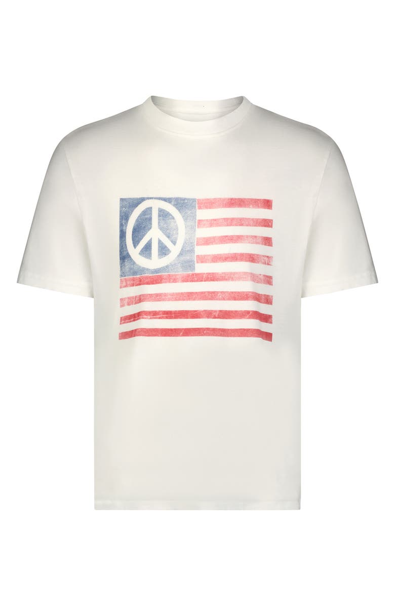 Lucky Brand Peace Flag Graphic T-Shirt, Alternate, color,
