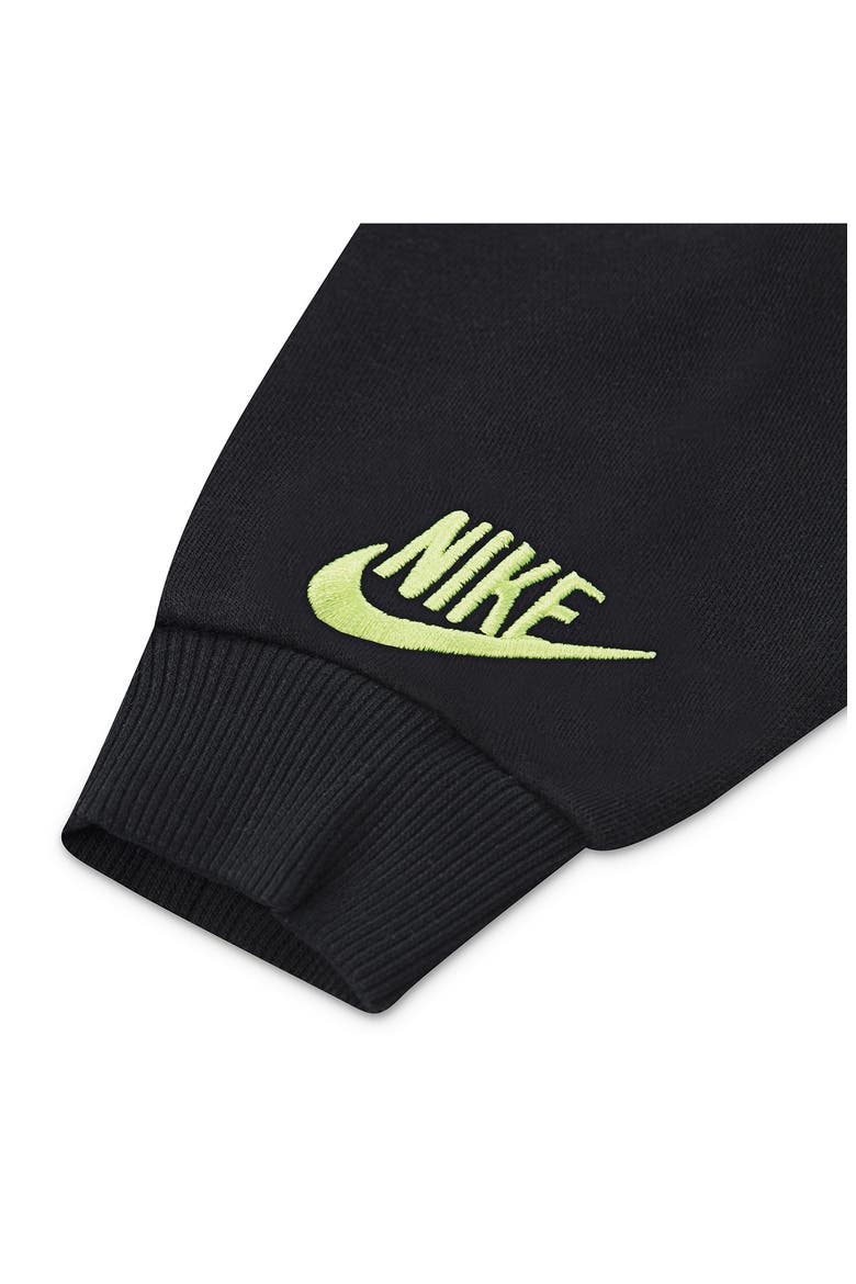 Kids' Club Chenille Fleece Sweatshirt, Alternate, color, BLACK
